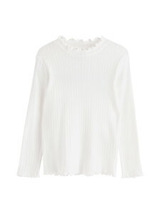 Lindex - Turtleneck Pointelle -paita - 325 WHITE | Stockmann