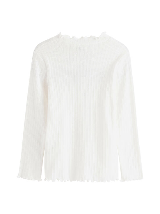 Lindex - Turtleneck Pointelle -paita - 325 WHITE | Stockmann - photo 2