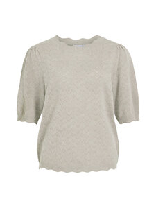 Vila - Viemi O-neck -neulepaita - SUPER LIGHT NATURAL MELAN | Stockmann
