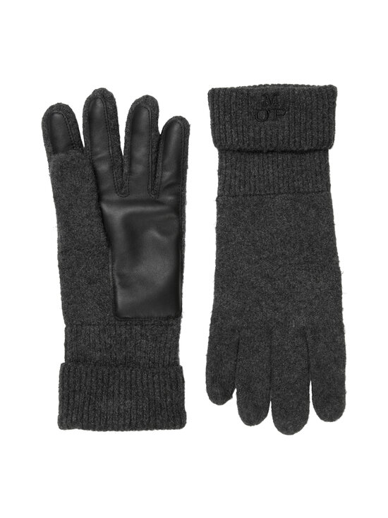 Marc O'Polo - Nahka-neulekäsineet - 989 DARK GREY MELANGE | Stockmann - photo 1