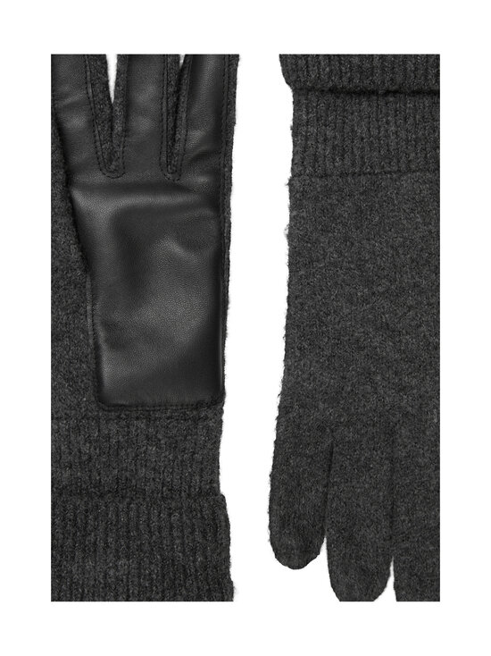 Marc O'Polo - Nahka-neulekäsineet - 989 DARK GREY MELANGE | Stockmann - photo 2