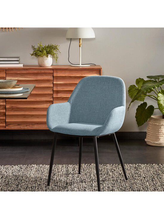 Kave Home - Konna-tuoli vaaleansininen/musta - BLUE | Stockmann - photo 6