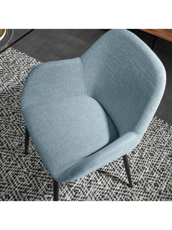 Kave Home - Konna-tuoli vaaleansininen/musta - BLUE | Stockmann - photo 7
