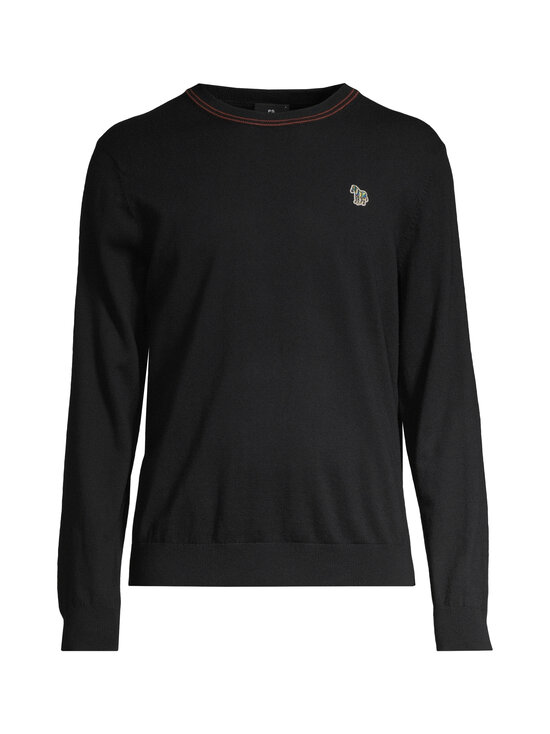 PS Paul Smith - Crew Neck Zebra Badge -neule - 79_BLACK | Stockmann - photo 1