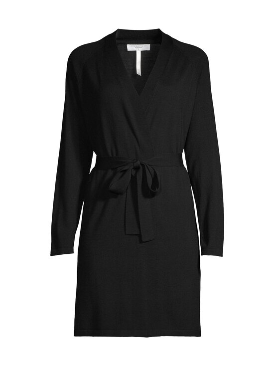 ESSENTIALS by Stockmann - Aira- pitkä merinoneuletakki - BLACK 99070 | Stockmann - photo 1