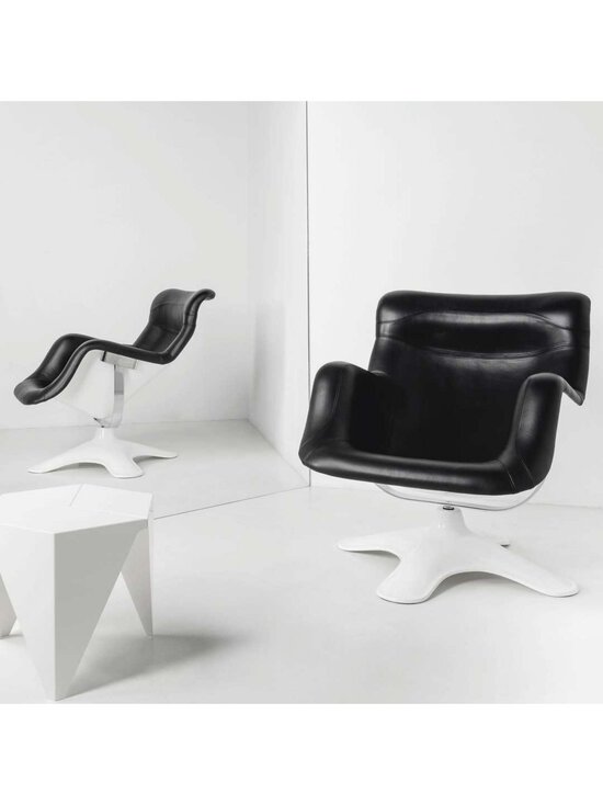 Artek - Karuselli-tuoli musta nahka K 92 cm - BLACK | Stockmann - photo 3