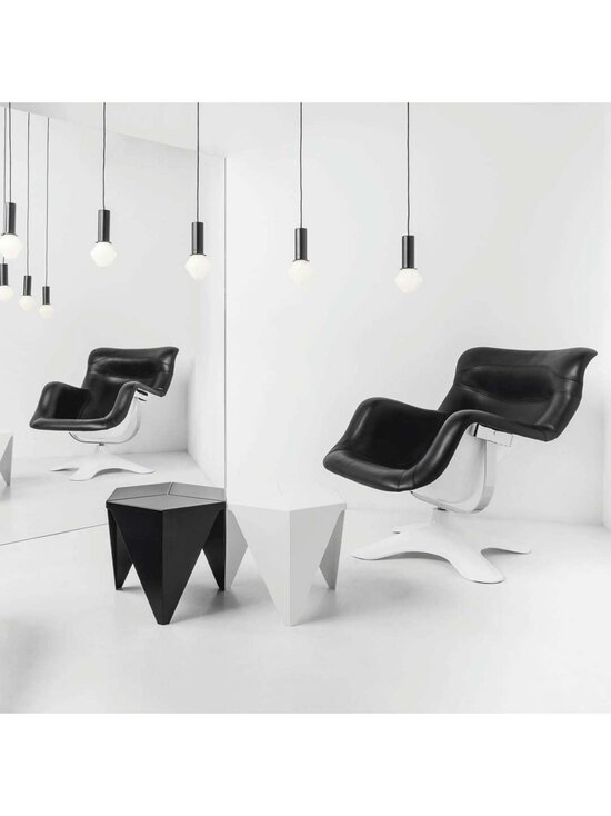 Artek - Karuselli-tuoli musta nahka K 92 cm - BLACK | Stockmann - photo 2