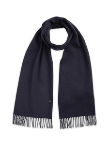 Tommy Hilfiger - Flag Cashmere -kashmirhuivi - DW6 SPACE BLUE | Stockmann