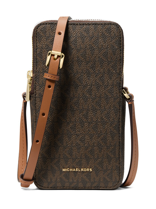 Michael Michael Kors - Jet Set Small Double Zip Crossbody -puhelinlaukku - 252 BRN/ACORN | Stockmann - photo 1