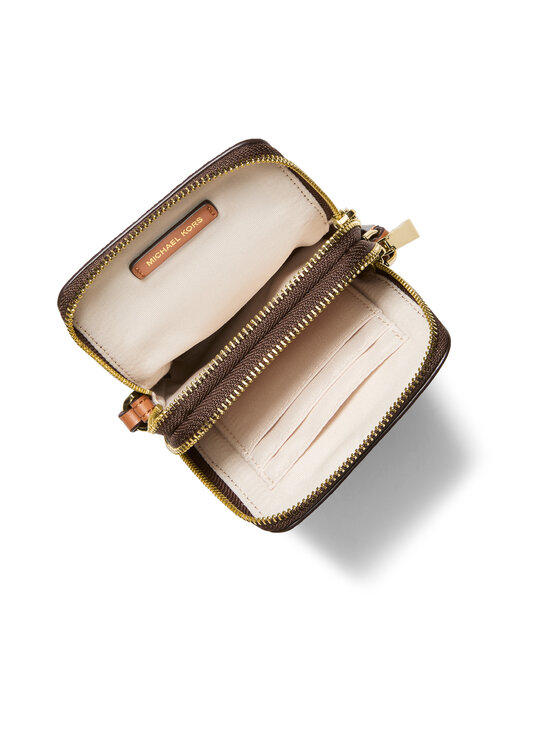 Michael Michael Kors - Jet Set Small Double Zip Crossbody -puhelinlaukku - 252 BRN/ACORN | Stockmann - photo 2