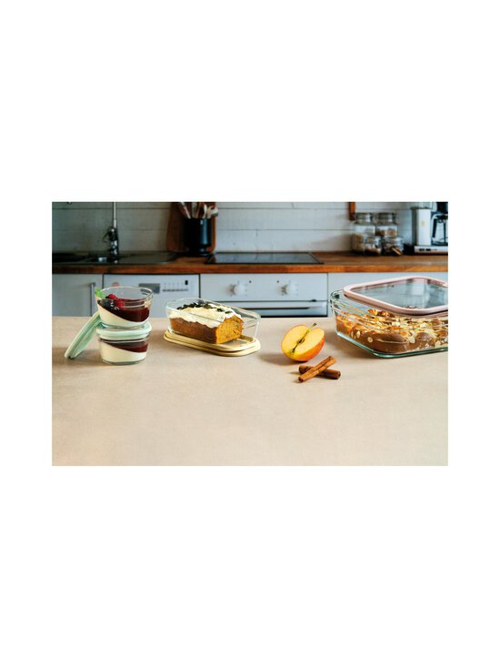 Pebbly - Glass Cooking -vuokavuokasetti 4-pack - STEEL | Stockmann - photo 7