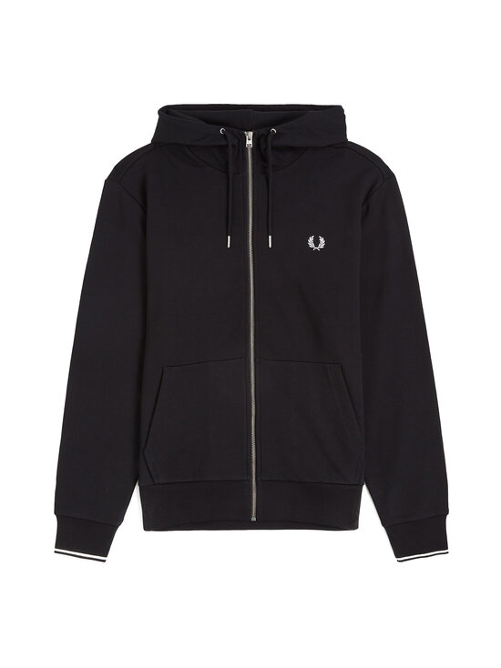 Fred Perry - Logo Zip -hupparitakki - 198 BLACK | Stockmann - photo 1