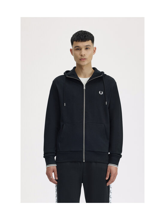 Fred Perry - Logo Zip -hupparitakki - 198 BLACK | Stockmann - photo 3