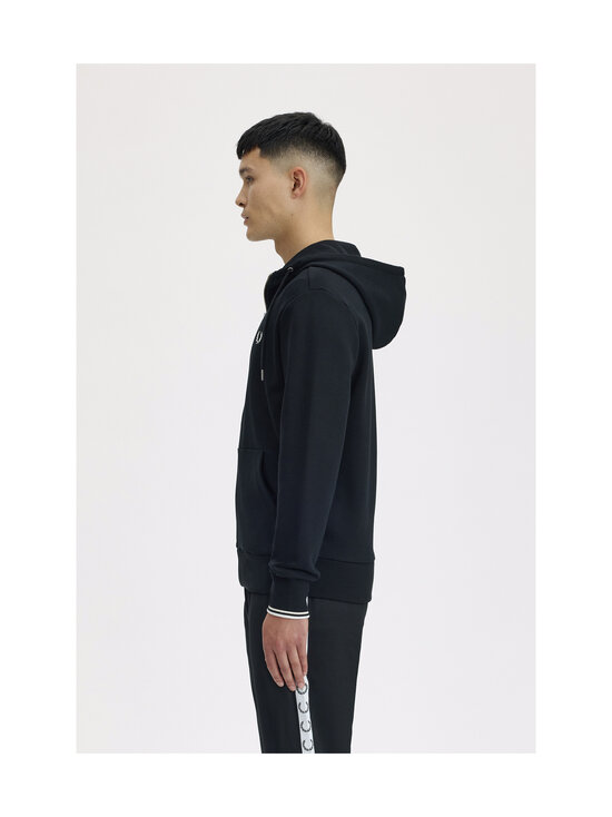 Fred Perry - Logo Zip -hupparitakki - 198 BLACK | Stockmann - photo 4