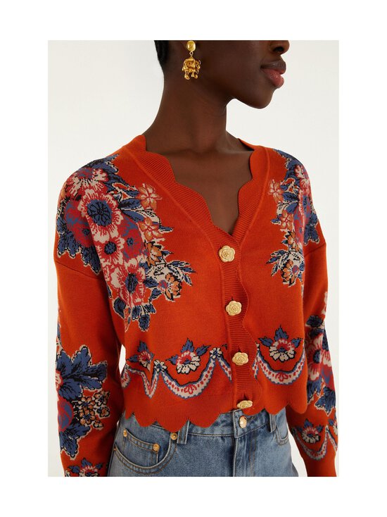 Farm Rio - Victorian Floral Terracota -neuletakki - 25226 VICTORIAN FLORAL TERRACOTA | Stockmann - photo 3