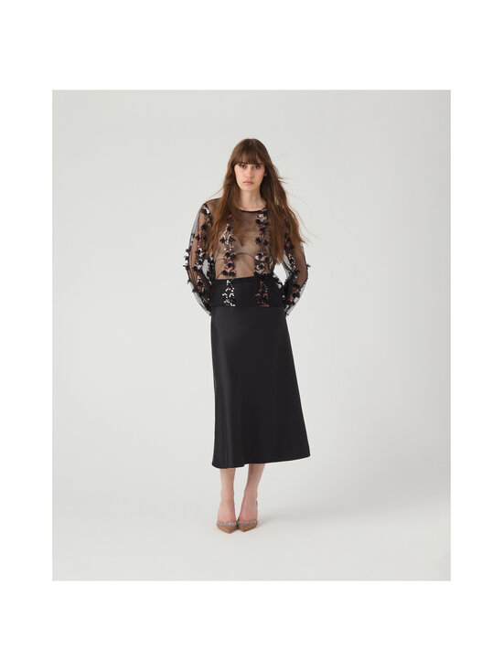 Ida Sjöstedt - Cat Fluid Silky -satiinihame - BLACK | Stockmann - photo 2