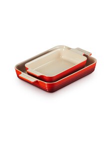 Le Creuset - Classic Rectangular Set -uunivuoka 25 cm + 32 cm - CERISE | Stockmann