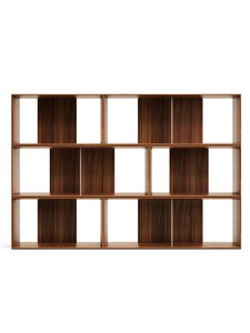 Kave Home - Litto-hylly 6-osainen pähkinä 168 x 114 cm - BROWN | Stockmann