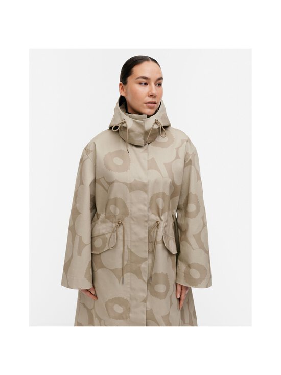 Marimekko - Kerta Unikko -ulkoilutakki - 680 GREYISH GREEN, BEIGE | Stockmann - photo 5