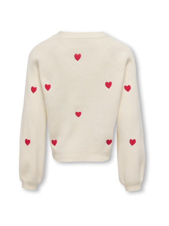 KIDS ONLY - KogDana Life Heart -neuletakki - BIRCH DETAIL:EMB HEARTS - EQUESTIAN RED - photo 2 KIDS ONLY - KogDana Life Heart -neuletakki - BIRCH DETAIL:EMB HEARTS - EQUESTIAN RED | Stockmann - photo 2