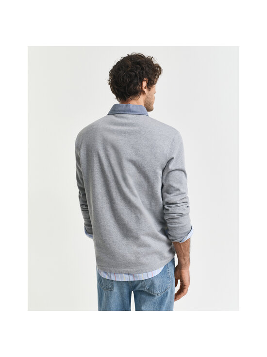 GANT - Regular Chambray Heavy Rugger -paita - 93 GREY MELANGE | Stockmann - photo 3