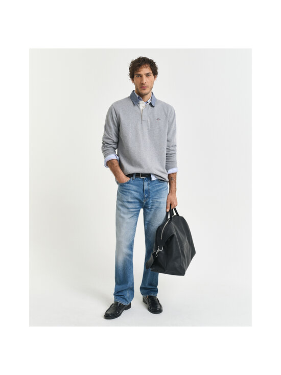 GANT - Regular Chambray Heavy Rugger -paita - 93 GREY MELANGE | Stockmann - photo 5