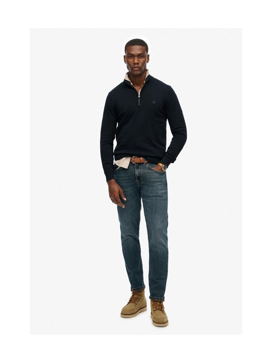 Superdry - Essentials Cotton Half Zip -neule - AGT ECLIPSE NAVY MARL - photo 4 Superdry - Essentials Cotton Half Zip -neule - AGT ECLIPSE NAVY MARL | Stockmann - photo 4