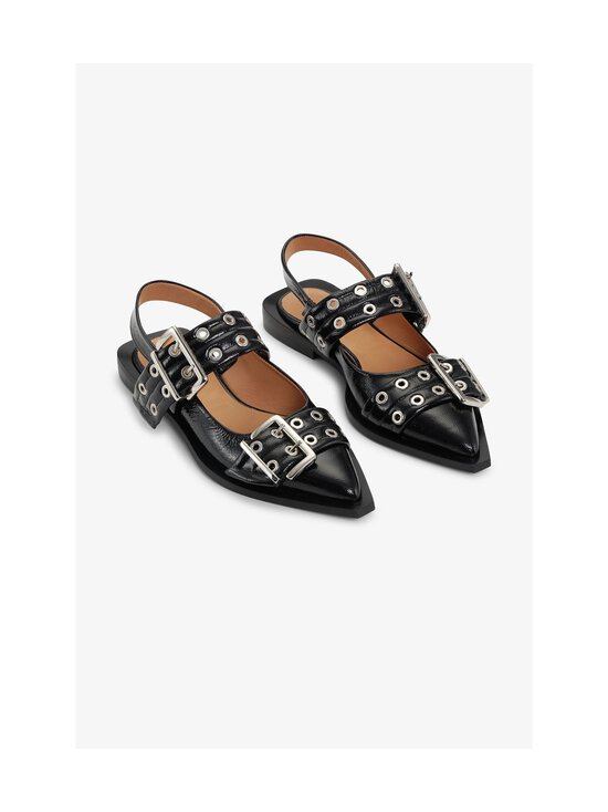Ganni - Feminine Buckle -ballerinat - 099 BLACK - photo 3 Ganni - Feminine Buckle -ballerinat - 099 BLACK | Stockmann - photo 3