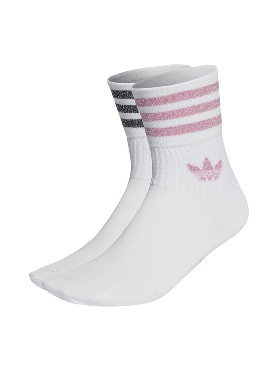 adidas Originals - Mid-Cut Glitter Crew -sukat 2-pack - HK0301 WHITE/BLIPNK/BLACK - photo 2 adidas Originals - Mid-Cut Glitter Crew -sukat 2-pack - HK0301 WHITE/BLIPNK/BLACK | Stockmann - photo 2