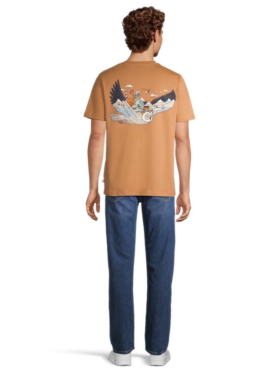 Knowledge Cotton Apparel - Back Print t-paita - 1499 LION | Stockmann - photo 3