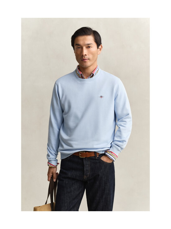 GANT - Pusa Regular Shield C-neck - 457 FRESH BLUE | Stockmann - photo 2