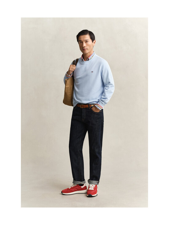 GANT - Pusa Regular Shield C-neck - 457 FRESH BLUE | Stockmann - photo 5