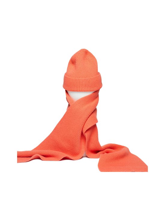 Salmon Wool Scarf