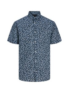 Jack & Jones - JprbaSummer  Linen -kauluspaita - NIGHT SKY AOP:SLIMFIT | Stockmann