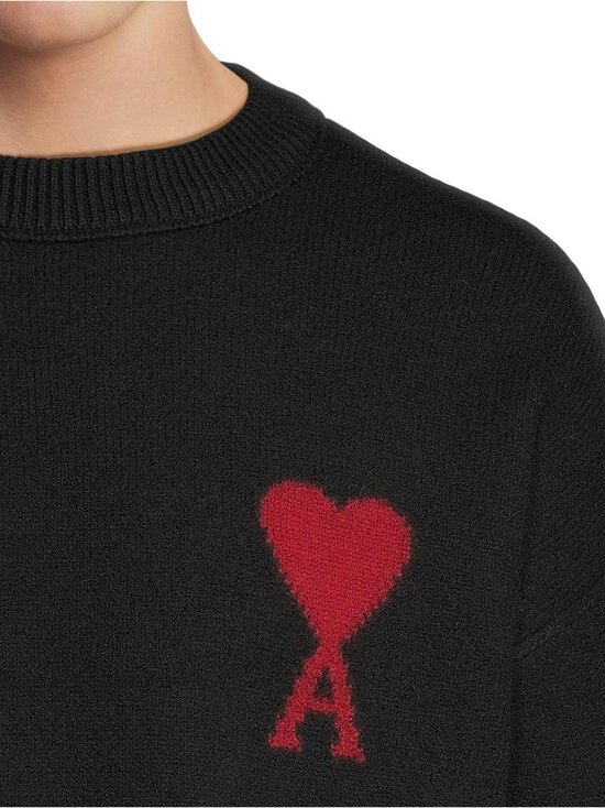 Ami - Contrasted Ami De Coeur -neulepaita - 009 : NOIR/ROUGE | Stockmann - photo 4