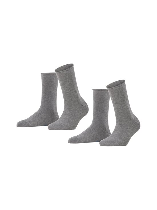 Falke - Happy Rolltop -nilkkasukat 2-pack - 3390 LIGHT GREYMEL. - photo 7 Falke - Happy Rolltop -nilkkasukat 2-pack - 3390 LIGHT GREYMEL. | Stockmann - photo 7