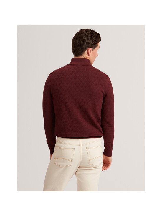 Ted Baker London - Jeremee Half Zip -neulepaita - MAROON | Stockmann - photo 3