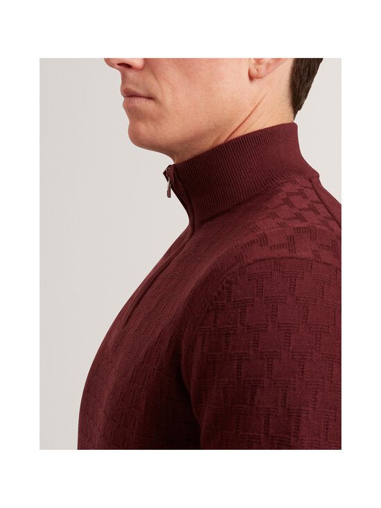 Ted Baker London - Jeremee Half Zip -neulepaita - MAROON | Stockmann - photo 4