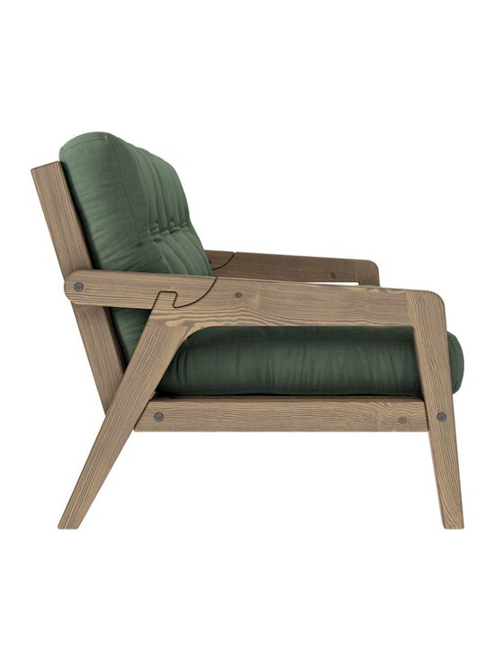 Karup - Grab-futonsohva olive green/ruskea L 200 cm - GREEN | Stockmann - photo 3