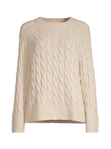 ESSENTIALS by Stockmann - Nikita-palmikkoneulepusero - BEIGE 23011 ESSENTIALS by Stockmann - Nikita-palmikkoneulepusero - BEIGE 23011 | Stockmann