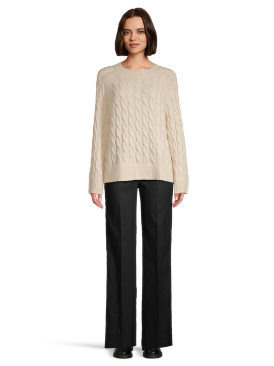 ESSENTIALS by Stockmann - Nikita-palmikkoneulepusero - BEIGE 23011 - photo 2 ESSENTIALS by Stockmann - Nikita-palmikkoneulepusero - BEIGE 23011 | Stockmann - photo 2