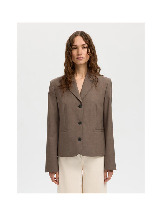 Selected - Bleiser SlFria Lisa - CHOCOLATE CHIP DETAIL:MELANGE | Stockmann - photo 2