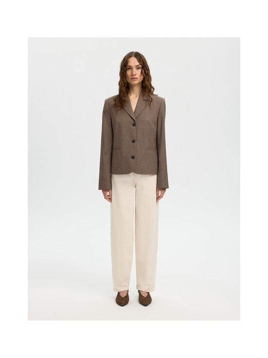 Selected - Bleiser SlFria Lisa - CHOCOLATE CHIP DETAIL:MELANGE | Stockmann - photo 3