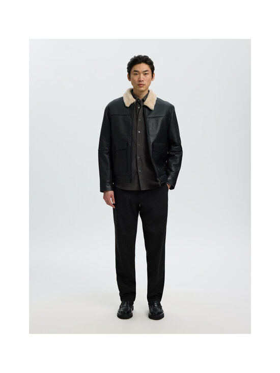 Selected - SlhRegdanni Cord -kauluspaita - DARK SHADOW | Stockmann - photo 6