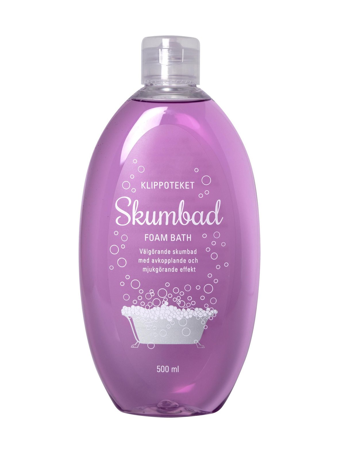 Klippoteket Skumbad lila -kylpyvaahto 500 ml