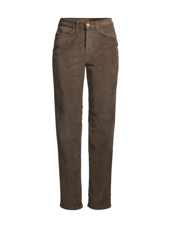 SAND Copenhagen - Apush Straight -vakosamettihousut - 294 DARK BROWN | Stockmann - photo 1