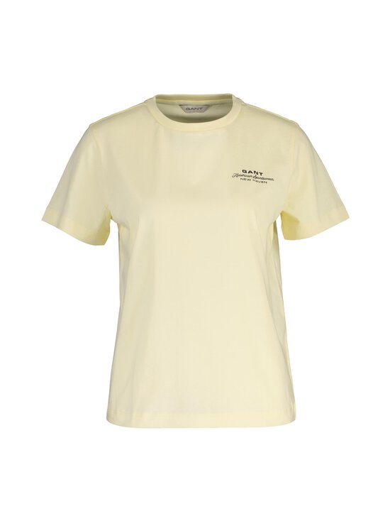 GANT - Graphic Print t-paita - 713 VANILLA YELLOW | Stockmann - photo 1