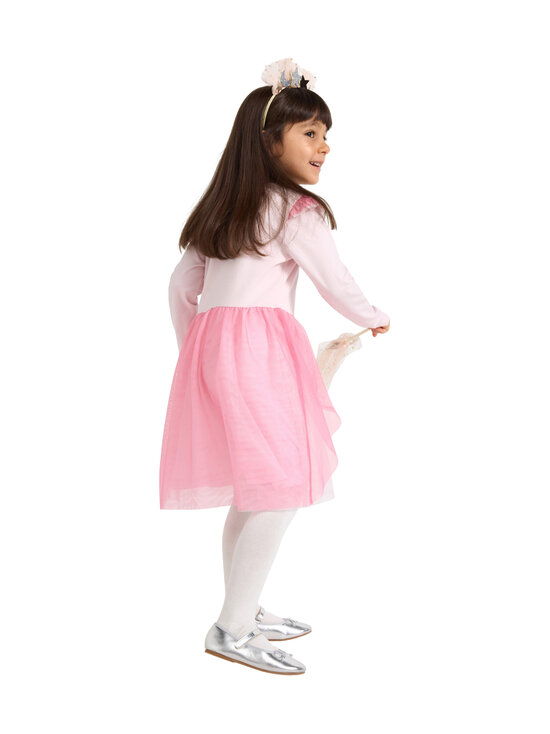 Lindex - Long Sleeve Mesh kleita - 6666 PINK | Stockmann - photo 4