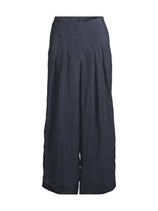 Emporio Armani - Laskostetut housut - UB130 MINERAL BLUE | Stockmann