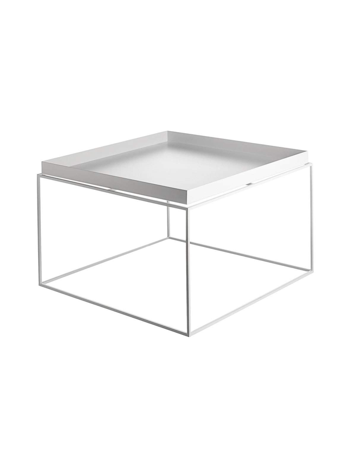 HAY Stolek Tray Side Table Rectangular 40x60, warm grey